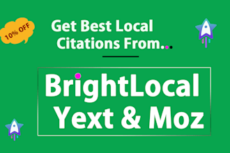 do top local citations from brightlocal, yext, and moz for any country