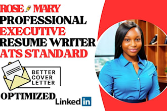 resume writing, edit your executive cv, resume, cover letter with ats standard