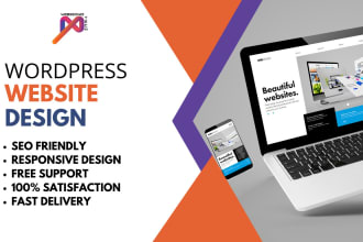 develop complete wordpress website from scratch