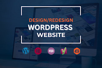 develop complete wordpress website from scratch