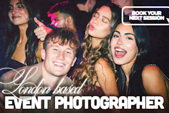 photograph your event in london