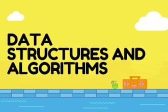do complex data structures and algorithms projects in java, cpp, c and python