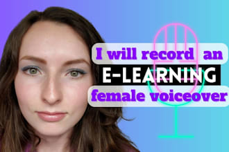 record an american elearning voice over