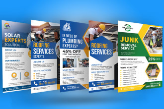 do an professional business flyer, postcard, doorhanger