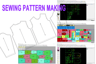 create a grading PDF sewing patterns bundle for your business