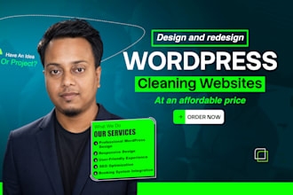 create cleaning website, house cleaning, office cleaning website