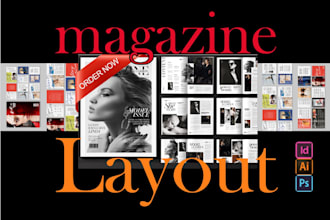 do magazine, newspaper, booklet layout