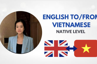 translate english to vietnamese or vietnamese to english