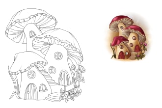 convert your photos into coloring book pages for kids