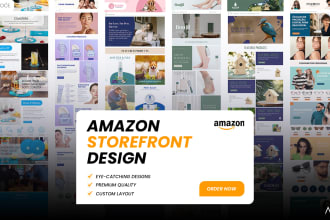 design professional amazon brand store or amazon storefront