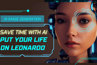 generate ai art, ai image, ai character using midjourney ai and leonardo