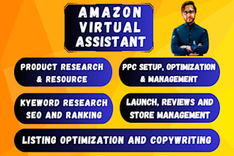 be your amazon fba virtual assistant and amazon va
