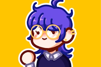 draw you a cute pfp icon for social media