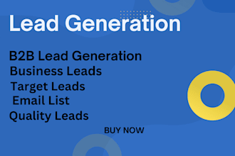 do b2b lead generation, email lead list, linkedin leads