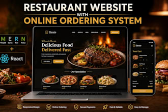 develop restaurant website with online food ordering system