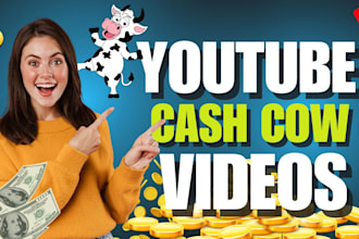 create youtube top 10 videos and faceless cash cow video editing