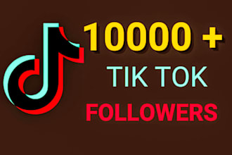 grow 10k organic tiktok followers with lifetime guarantee