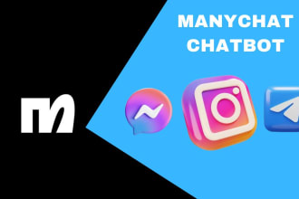 build manychat chatbot for your social media business