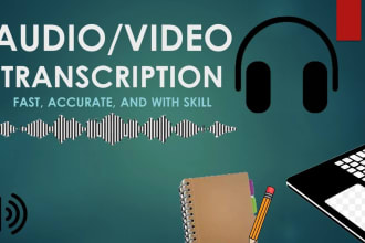 transcript your french, english or arabic audios and videos