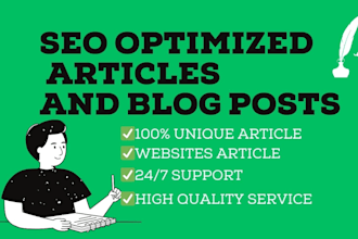 write SEO bulk articles and blog posts wordpress site blogs