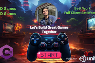 be your unity developer for your games