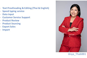 do text proofreading in both thai and english language