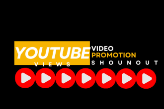 do yt shoutout promotion to 3m organic audience to gain views,subscribers