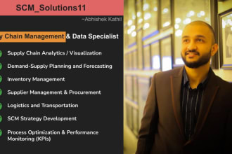 assist in supply chain, demand supply planning, inventory,procurement,logistic