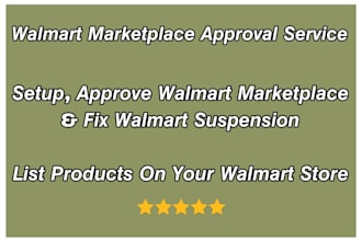 do walmart  account approval and  write suspension appeal