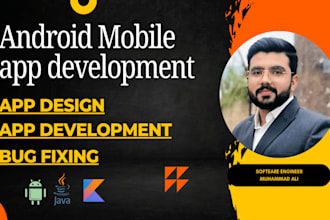 be your android app developer for mobile app development in android studio
