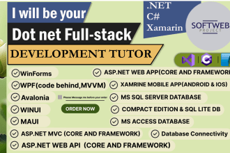 be your csharp dotnet and dot net core tutor