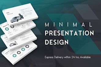 do minimalistic powerpoint presentation design
