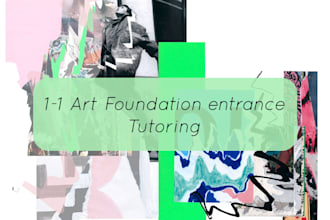 provide fashion university entrance 1 to 1 tutoring as a csm graduate