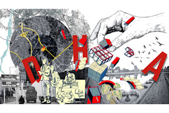 be assembling architectural collages