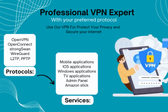 setup openconnect, openvpn,  wireguard and apps with panel