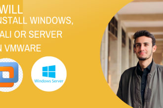install and configure firewalls or windows servers on vmware