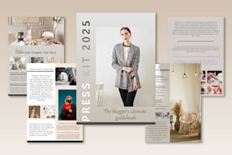 design media kit, press kit, one sheet, rate card, epk