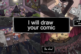draw a cartoon comic