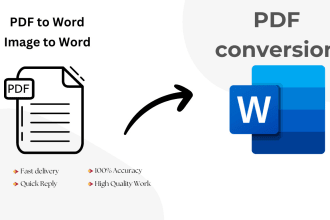 convert PDF to word, scanned image to word