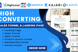 build clickfunnels and systeme io sales funnel google sites landing page design
