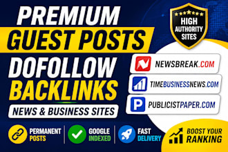 publish guest posts on premium news sites with dofollow backlinks