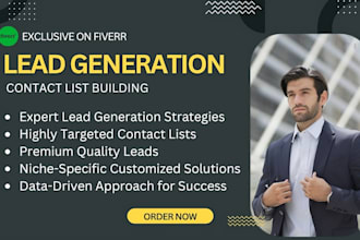 b2b lead generation and targeted email list building
