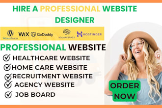 design recruitment ,home care ,healthcare ,dna testing, charity, agency website