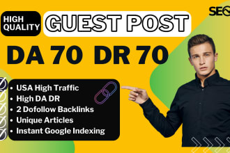 do SEO guest post backlinks on high DR guest posting site