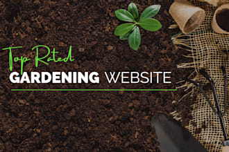 build landscaping and gardening website using wordpress