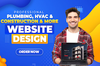 design construction website handyman hvac solar roofing website plumbing website