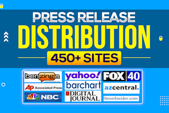 do press release distribution and press release writing, publish press release