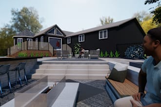 design and render your landscape, backyard, pool, patio