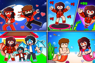 draw a professional roblox thumbnail