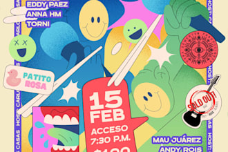 do a illustrated poster for you